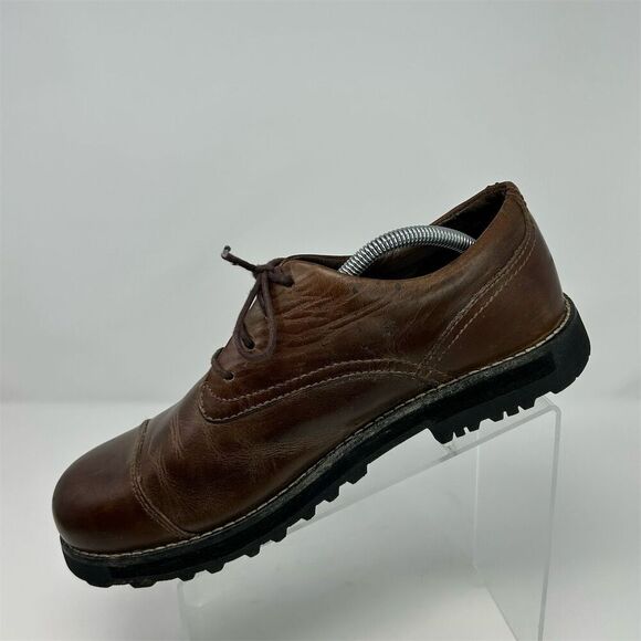 Keen Men\'s Brown Leather Lace Up Oxford Loafers Size 11 Casual Shoes Durable